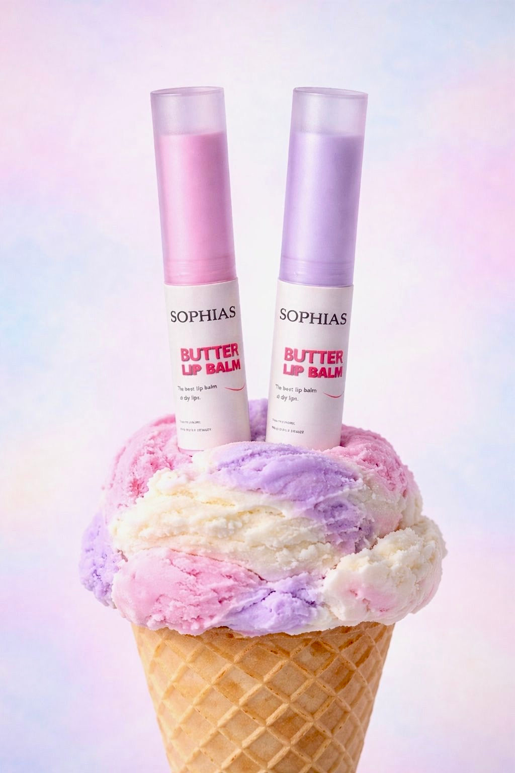 Tented lip balm