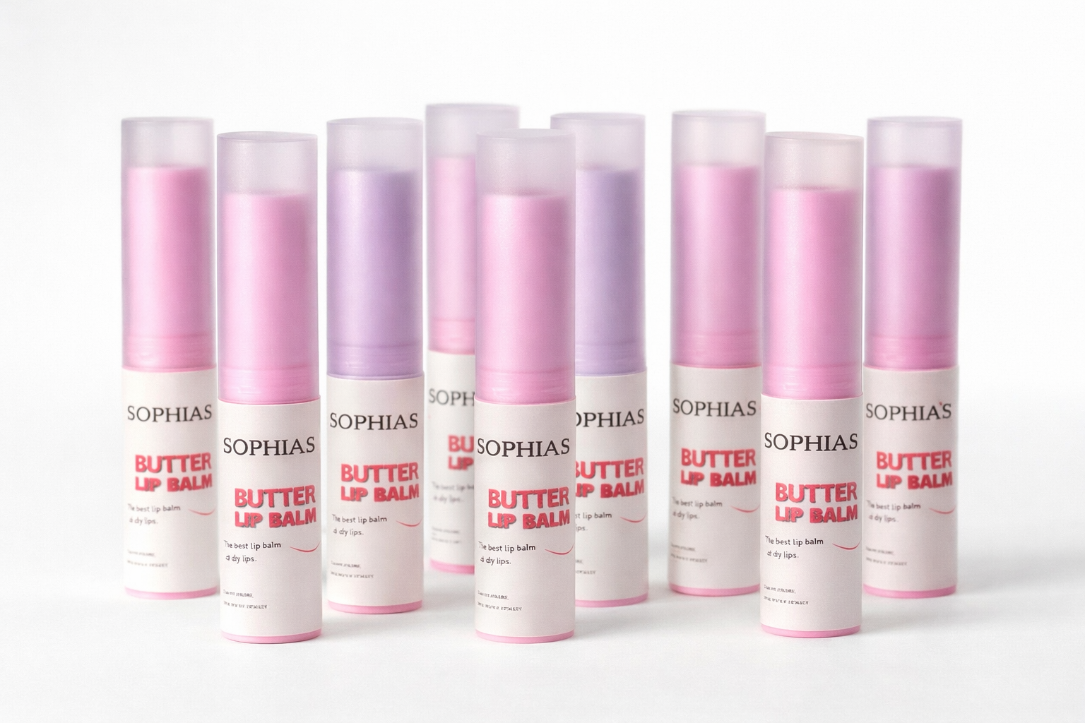 Tented lip balm